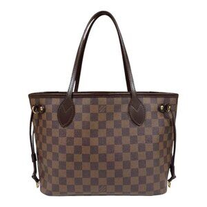 LOUIS VUITTON Tote Bag Damier canvas Damier Never full PM used